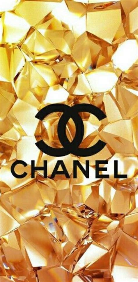 chanel gold wallpaper|Chanel monogram wallpaper.